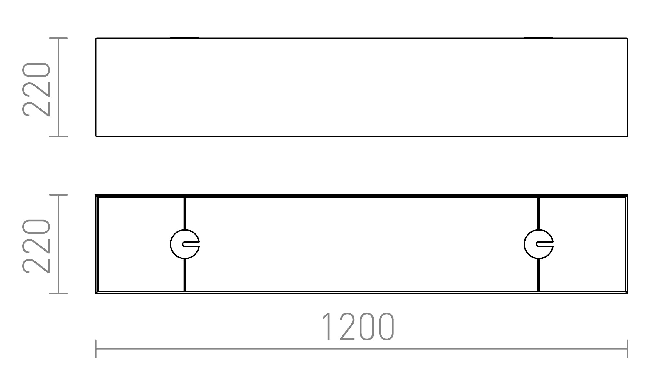 LOPE 120/22 - Schéma produktu