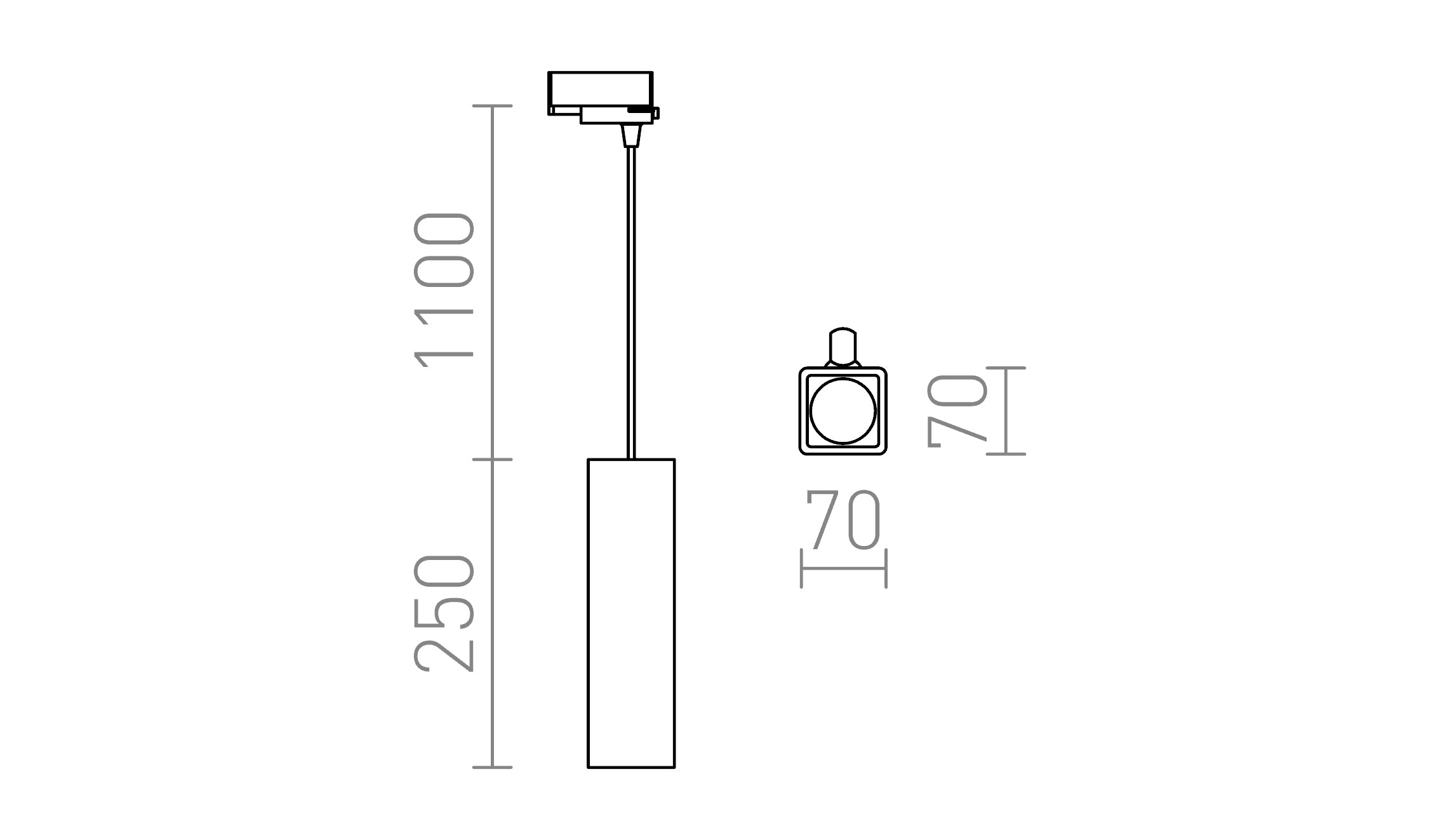 JACK RC PRO TŘÍOKR. LIŠTU - Schéma produktu
