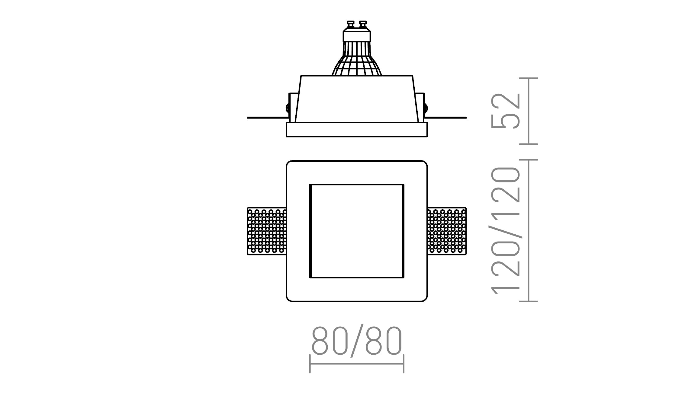 DAN SQ 80 - Schéma produktu