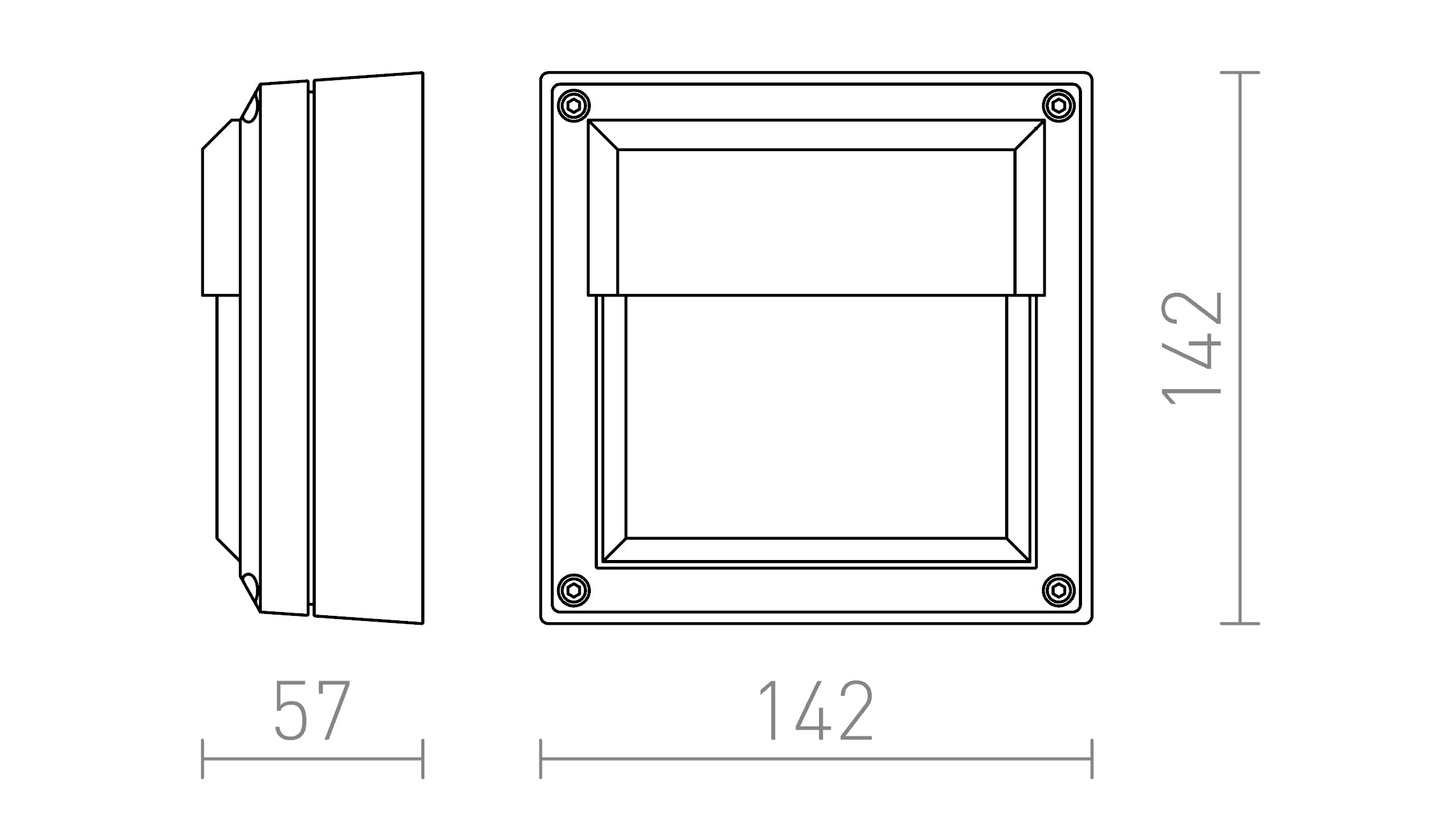 DELTA 145 WALL - Product sketch