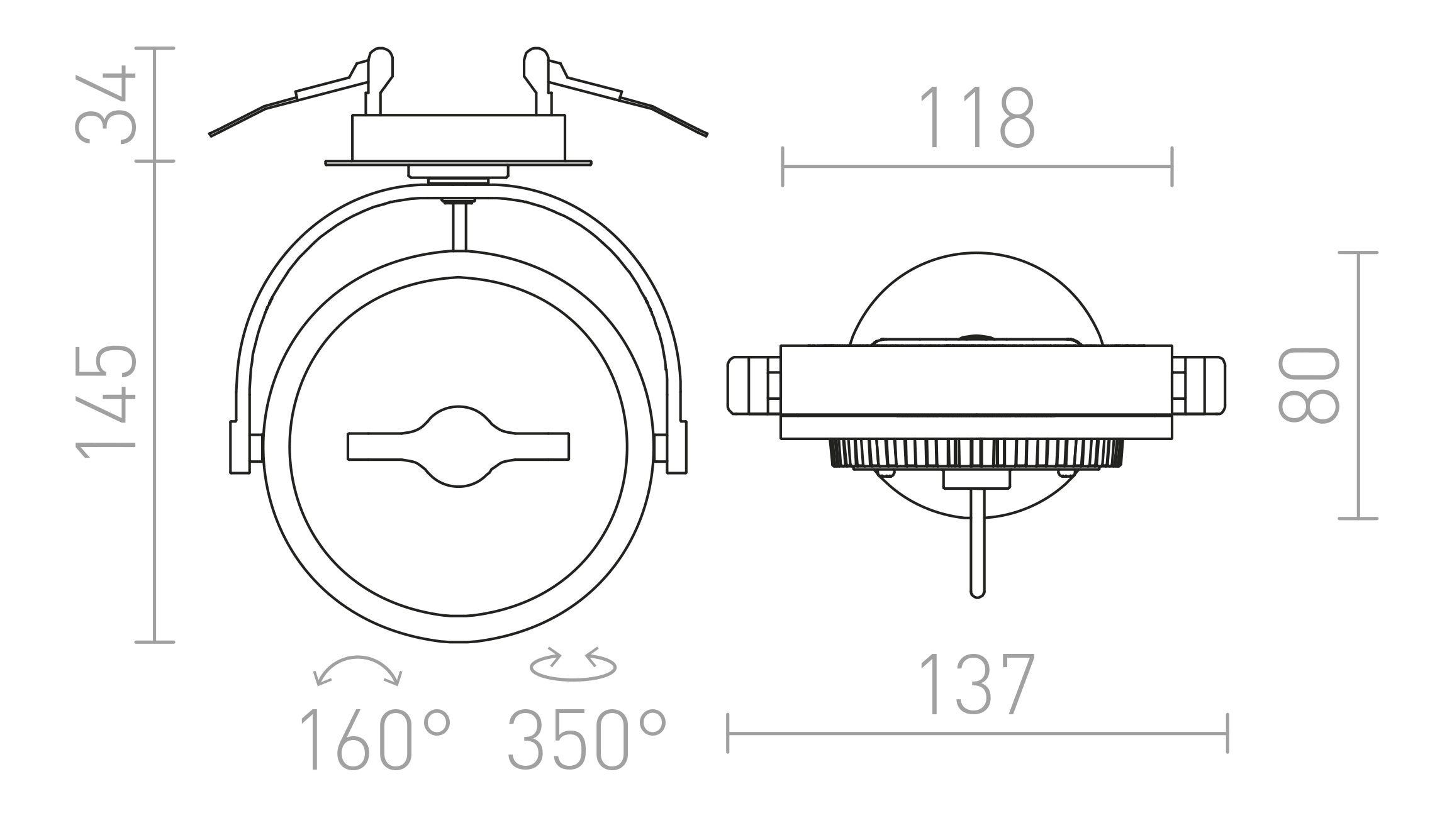 KELLY LED POLO - Schéma produktu