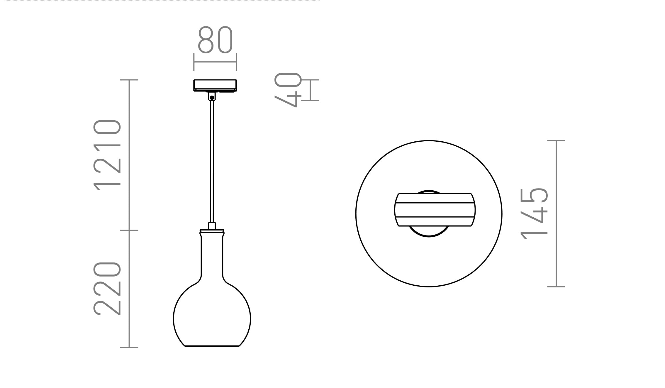 PULIRE RD PRO 1-OKRUH. LIŠTU - Schéma produktu