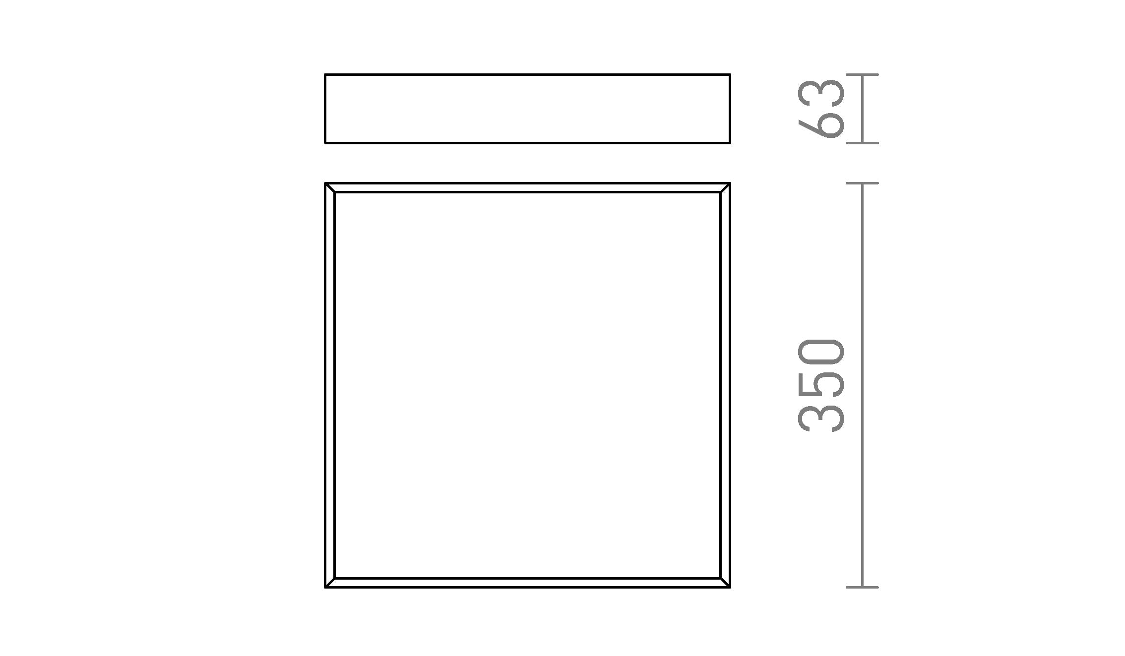 MERANO LED 35 - Schéma produktu