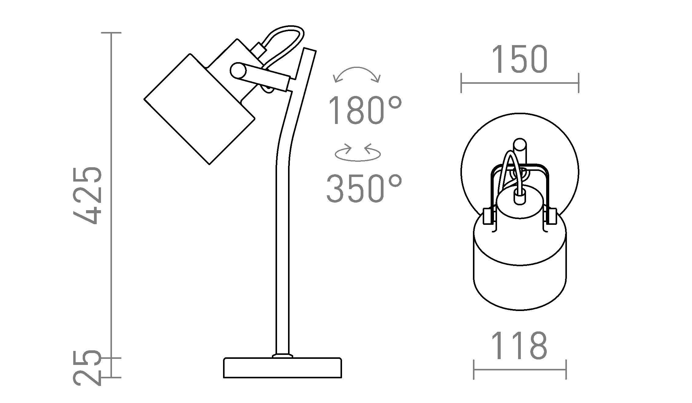 CELEIA TABLE - Product sketch