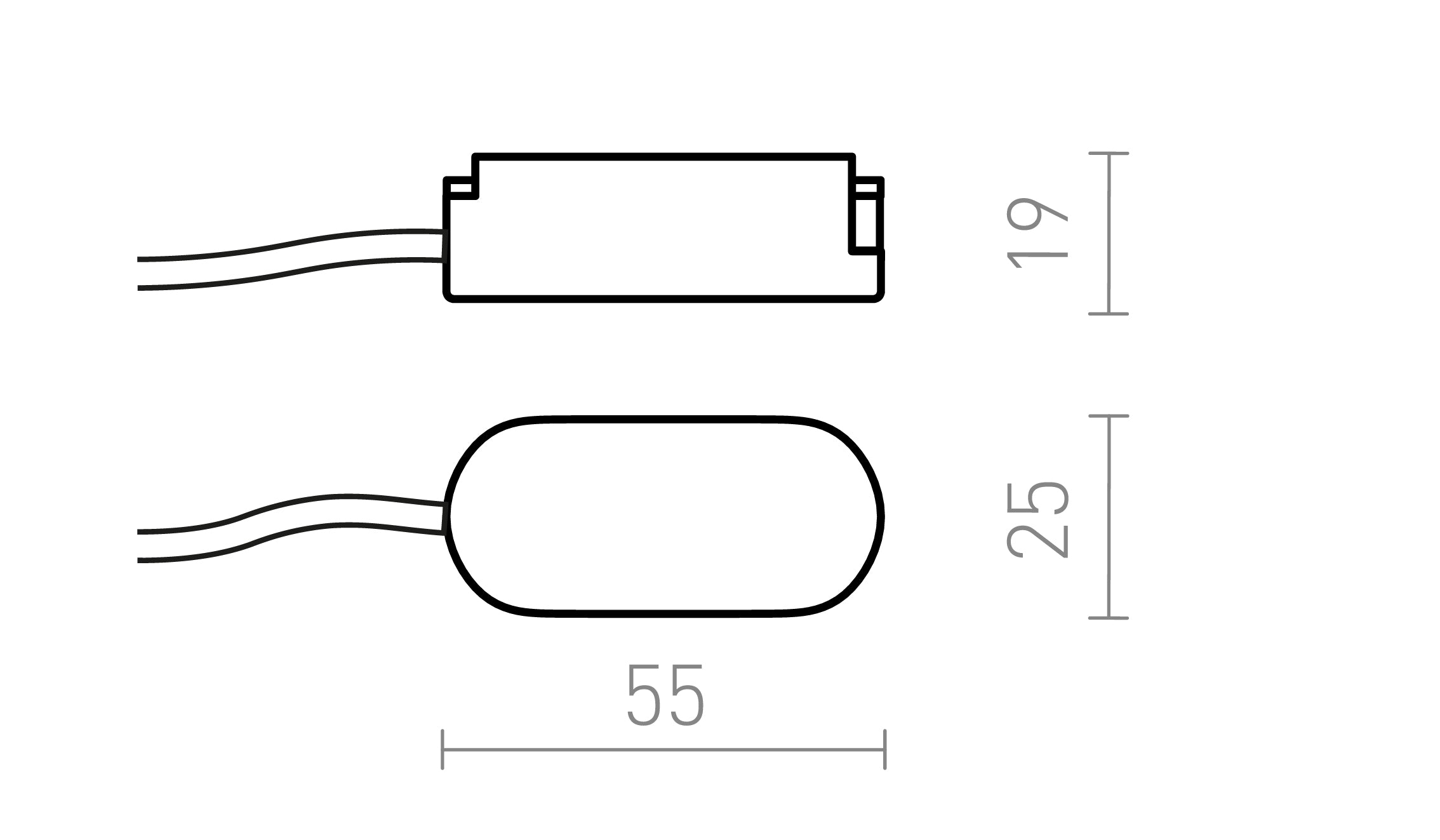 VEGA FEED-IN FOR VEGA TRACK - Product sketch