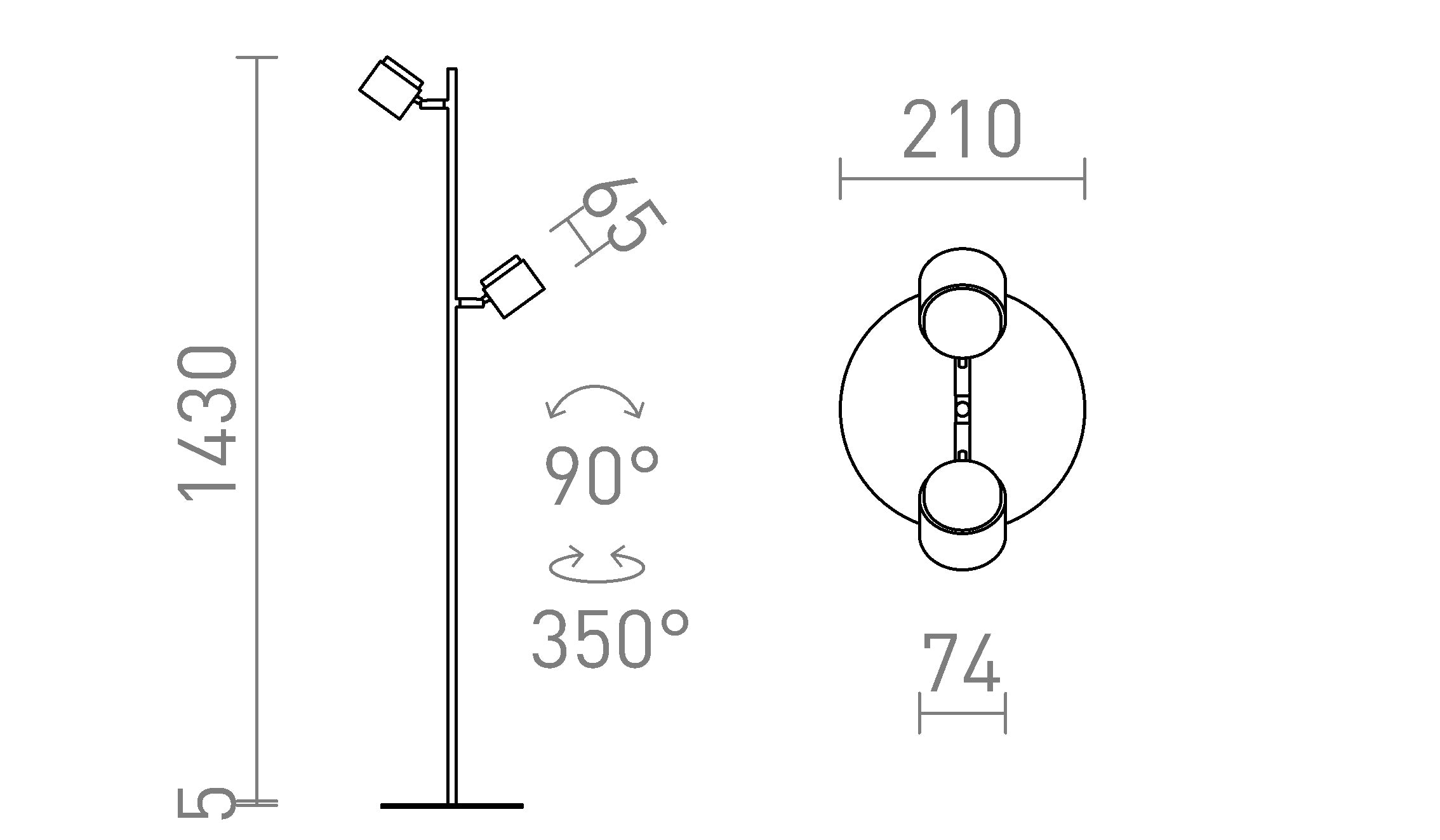 NOVA FLOOR - Product sketch