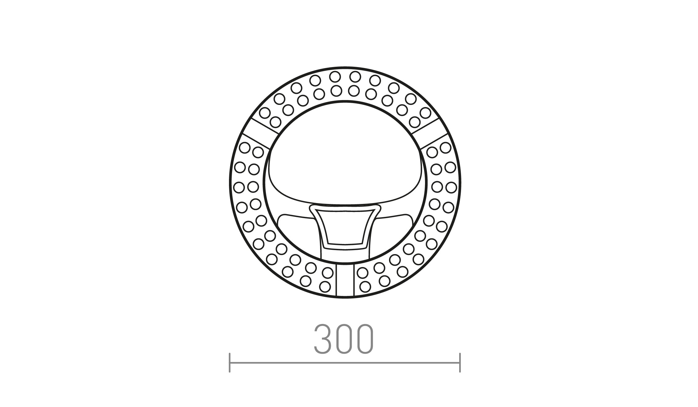 LED MODULE R 30 - Product sketch