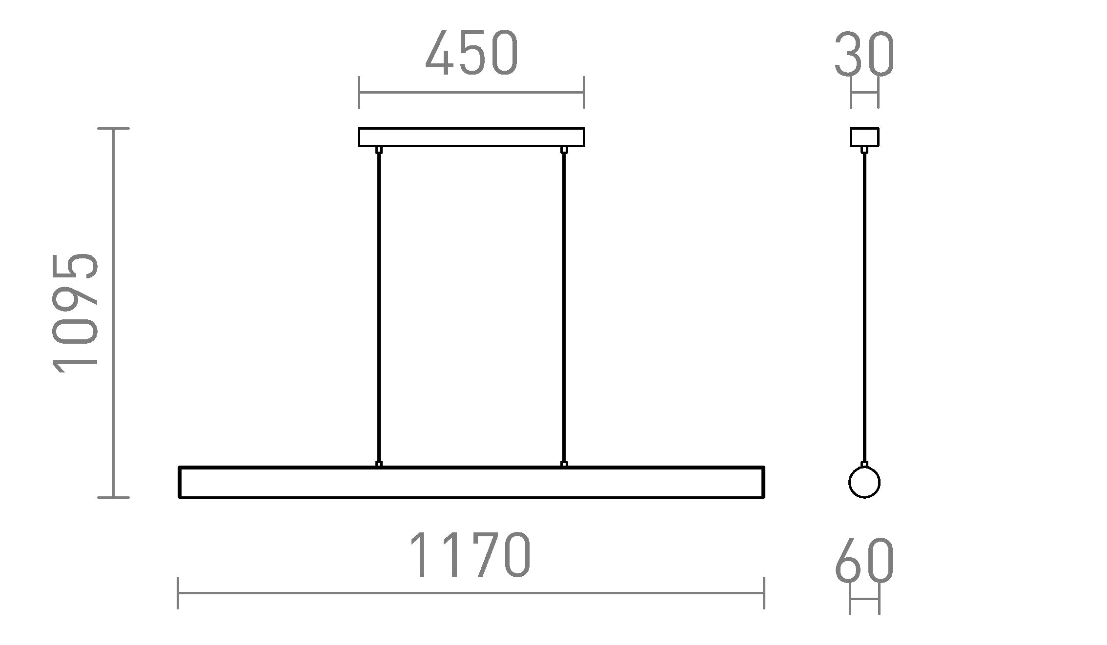 RIVIER LED I - Schéma produktu