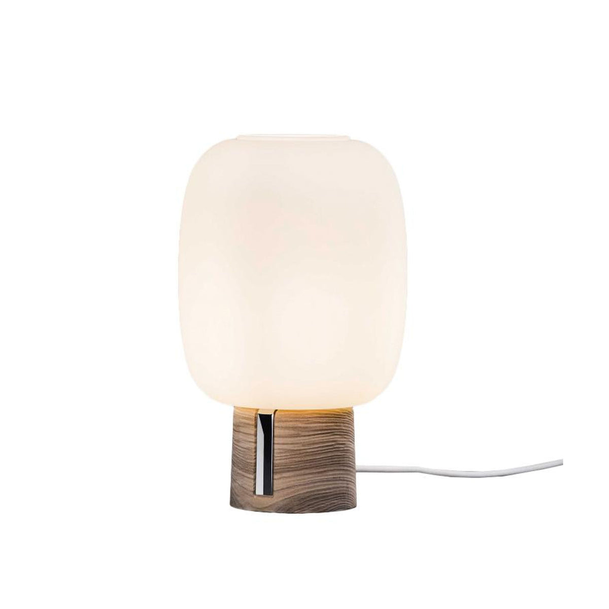 RENDL table lamp SANTACHIARA T1   opal-colored glass/wood 230V LED E14 8W 1C15000115401 1