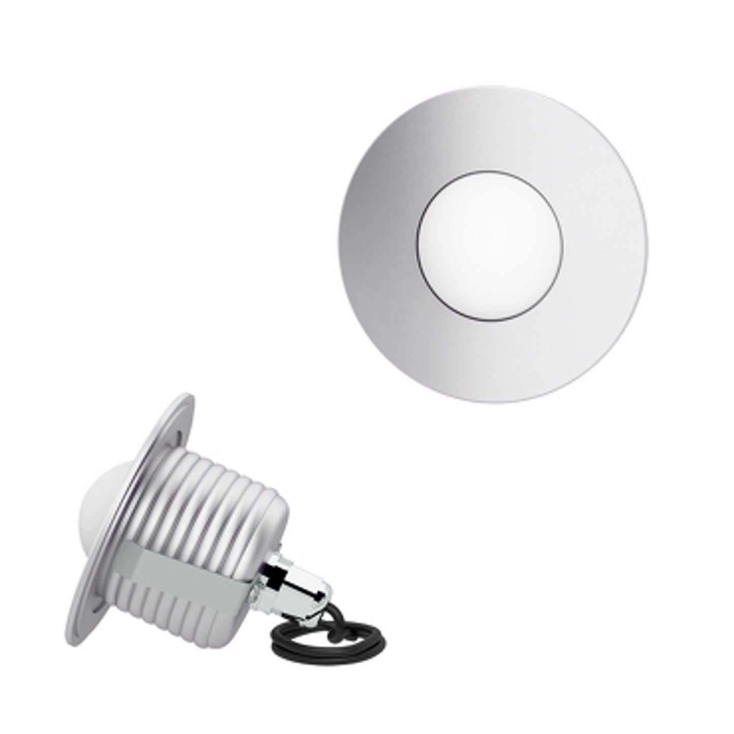 RENDL Outlet TRILL DC LENS recessed S steel 24= LED 3W IP65 3000K EST637 1