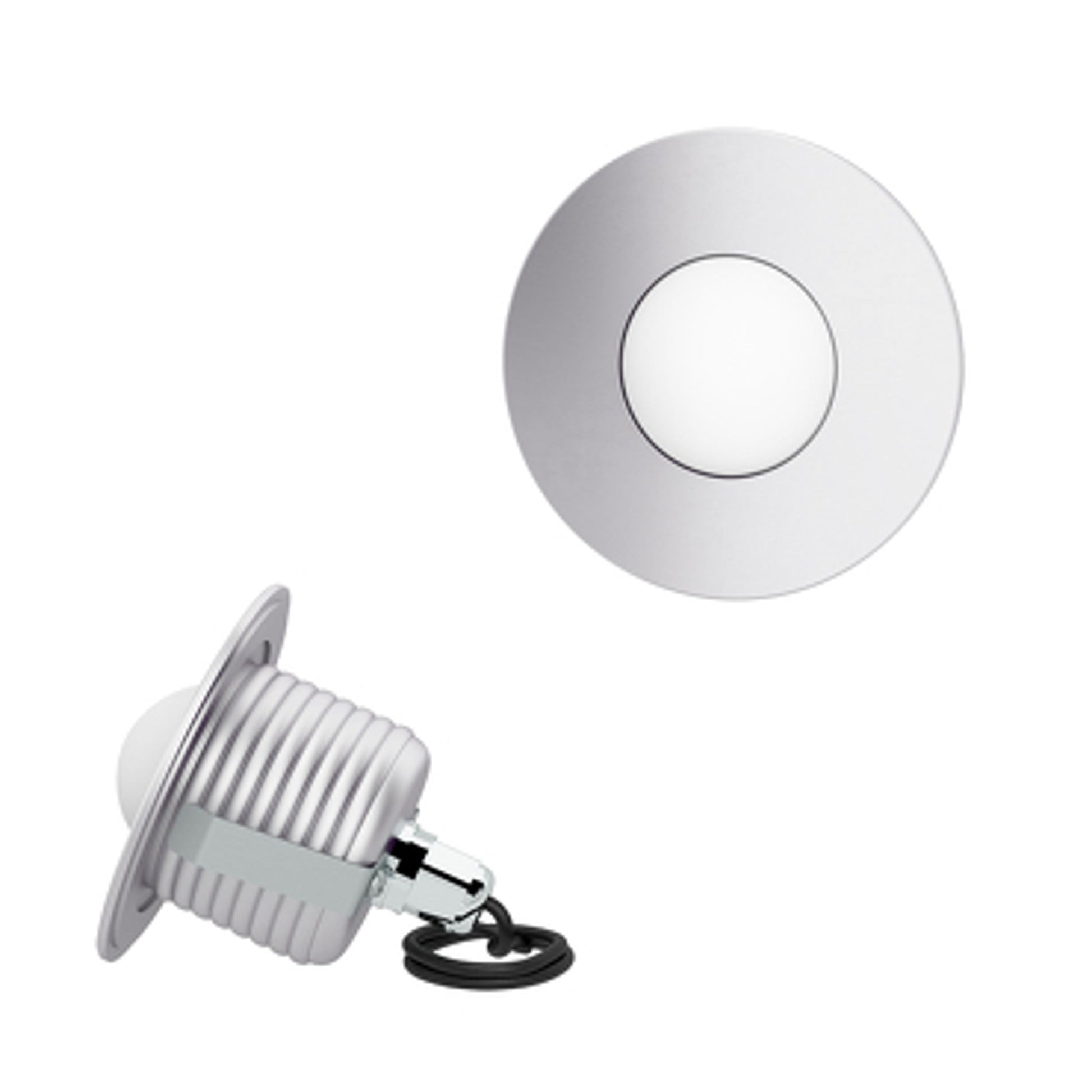 RENDL Outlet TRILL DC LENS recessed S steel 24= LED 3W IP65 3000K EST637 1