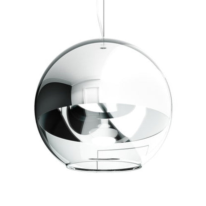 RENDL pendant lamp BEAU MONDE 35 pendant  chrome-tinted glass/clear glass 230V LED E27 15W R10516 3