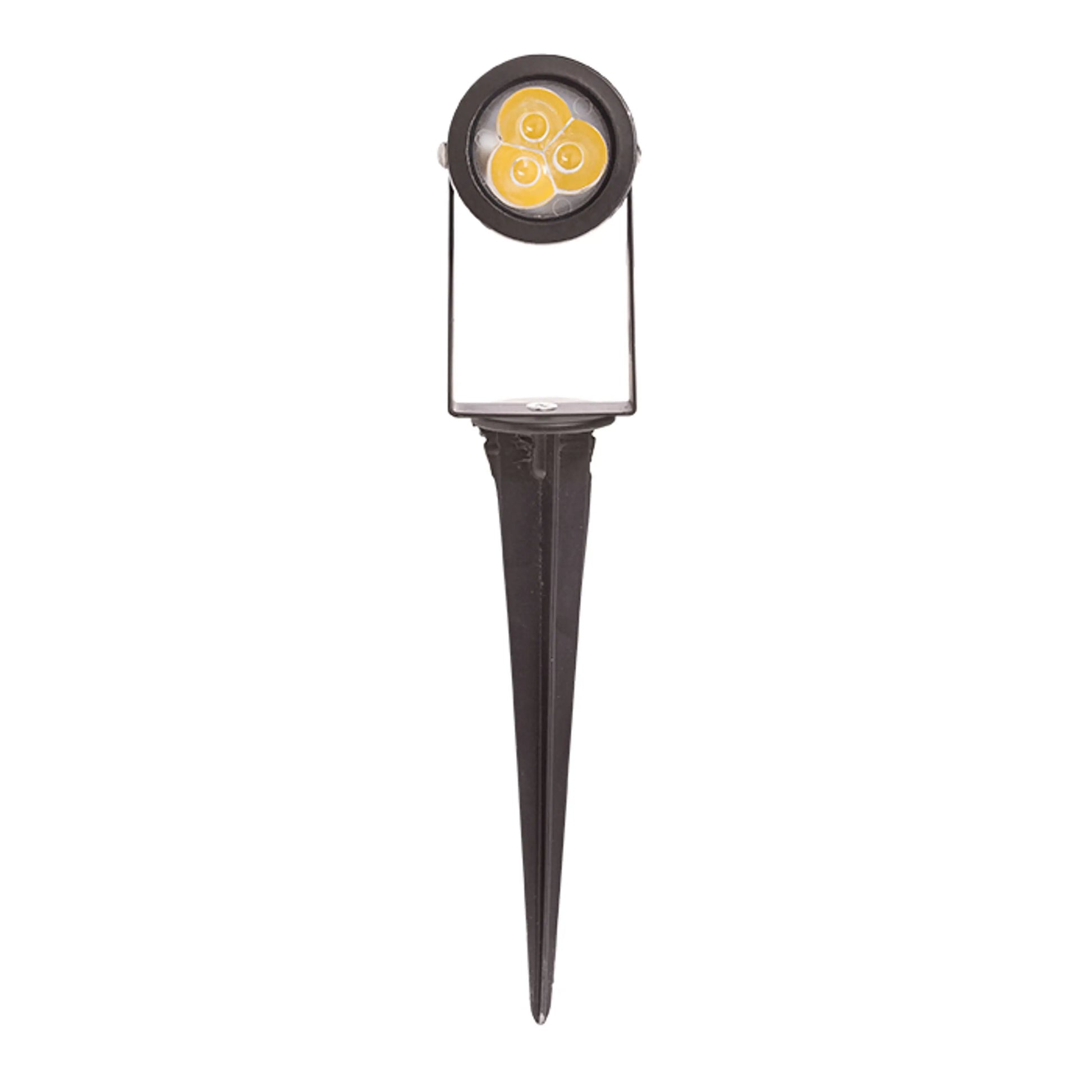 RENDL outdoor lamp GUN on spike black 230V LED 3x1W 30° IP65 3000K R10530 6