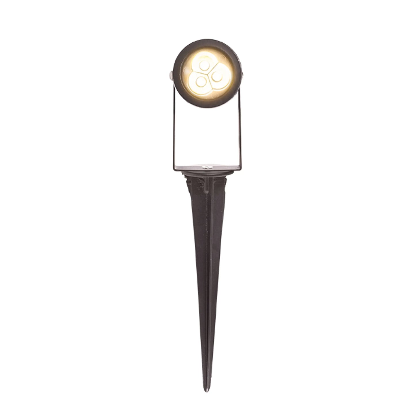 RENDL outdoor lamp GUN on spike black 230V LED 3x1W 30° IP65 3000K R10530 9