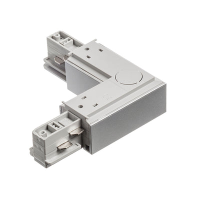 RENDL 3-circuit track system EUTRAC L connector outer polarity silver grey 230V  R11325 3