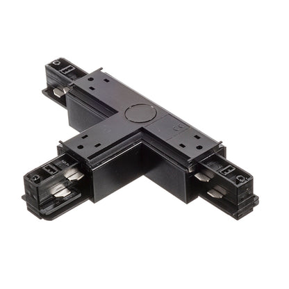 RENDL 3-circuit track system EUTRAC T connector, polarity right black 230V  R11333 3