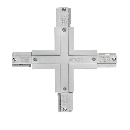RENDL 3-circuit track system EUTRAC X connector silver grey 230V  R11340 2