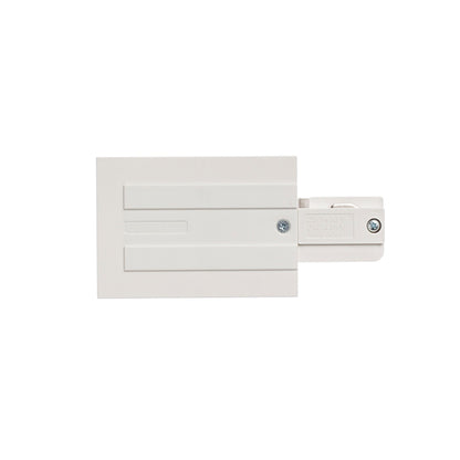 RENDL 3-circuit track system EUTRAC feed-in for recessed 3-circuit tracks, polarity left white  230V  R11342 4