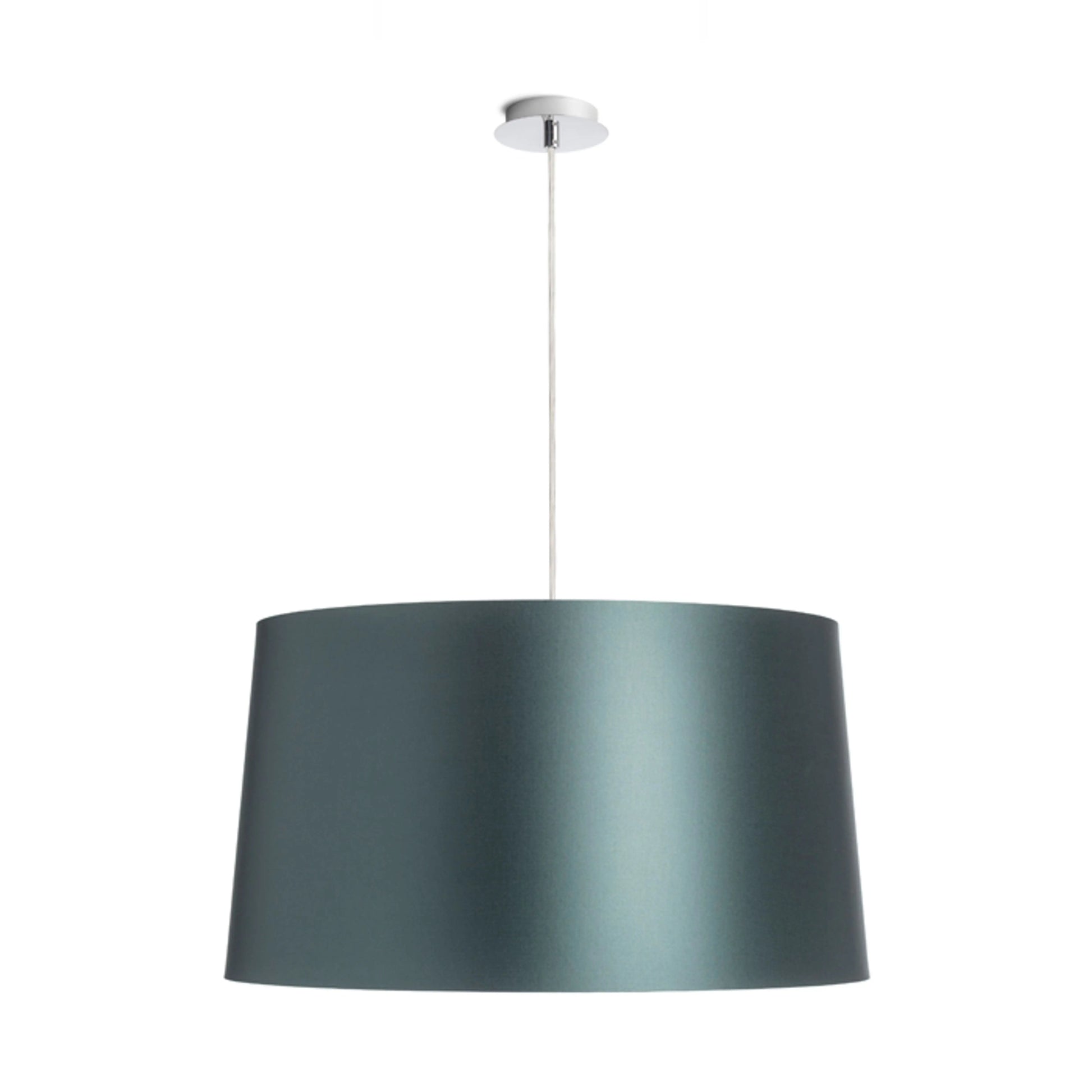 RENDL shades, shade bases, pendent sets ASPRO 55/30 shade  Monaco petrol blue/silver PVC  max. 23W R11577 5
