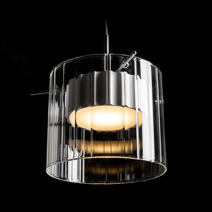 RENDL pendant lamp ESTRA I pendant white clear glass 230V LED 5W  3000K R11679 5