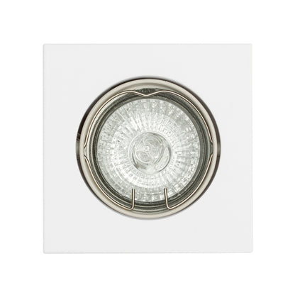 RENDL recessed light TOPIC SQ directional matte white  230V LED GU10 8W R11745 2