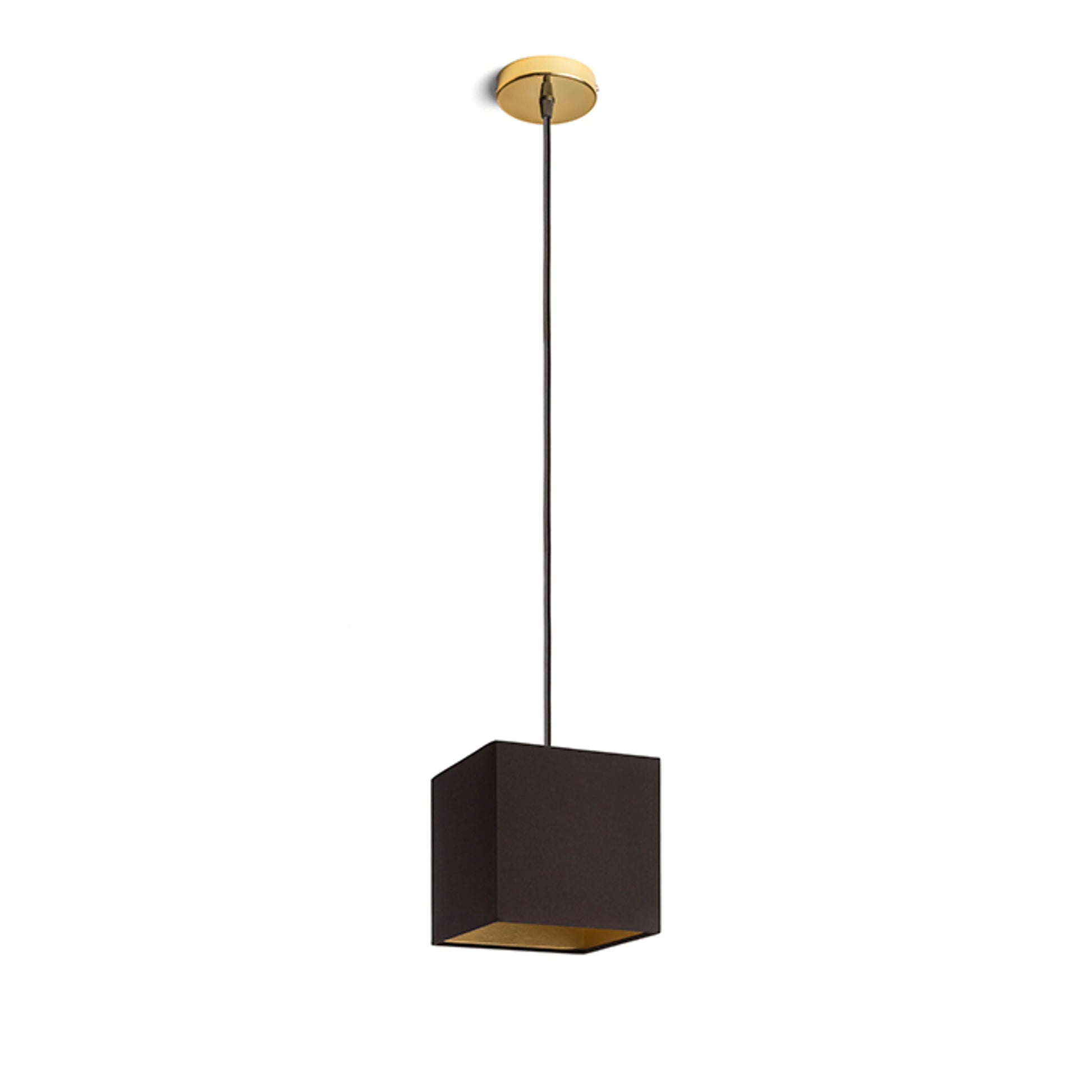 RENDL shades, shade bases, pendent sets TEMPO 15/15 shade Polycotton black/golden foil max. 28W R11812 7