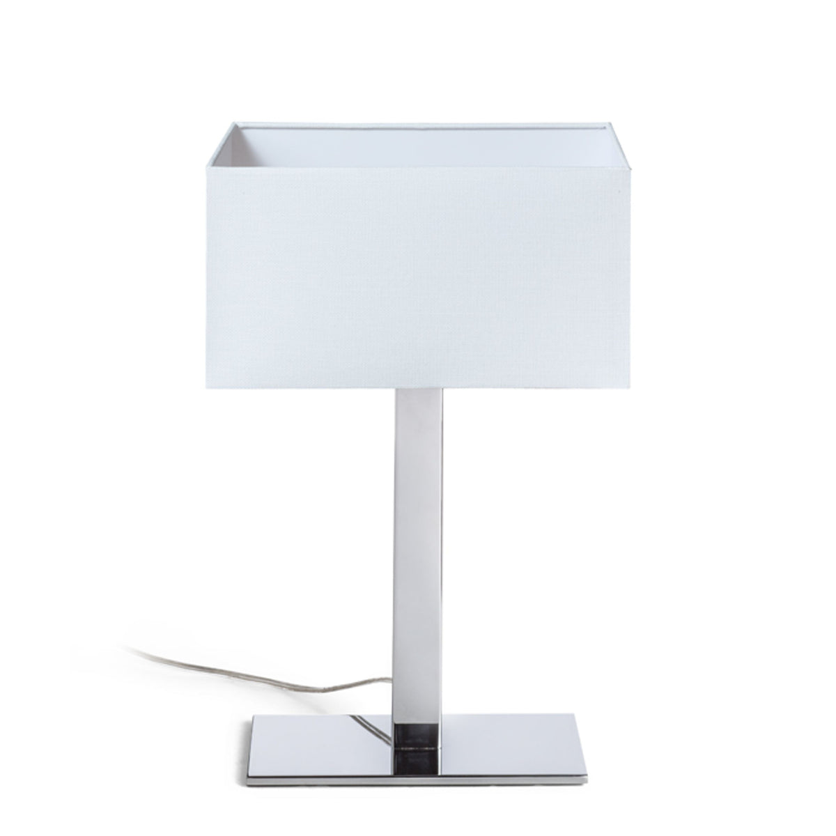 RENDL table lamp PLAZA M table white chrome 230V LED E27 15W R11983 10