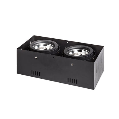 RENDL recessed light ELECTRA II  black  12V LED G53 2x15W R12051 5