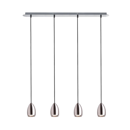 RENDL pendant lamp BABADES IV pendant  matt nickel 230V GU10 4x35W R12084 1