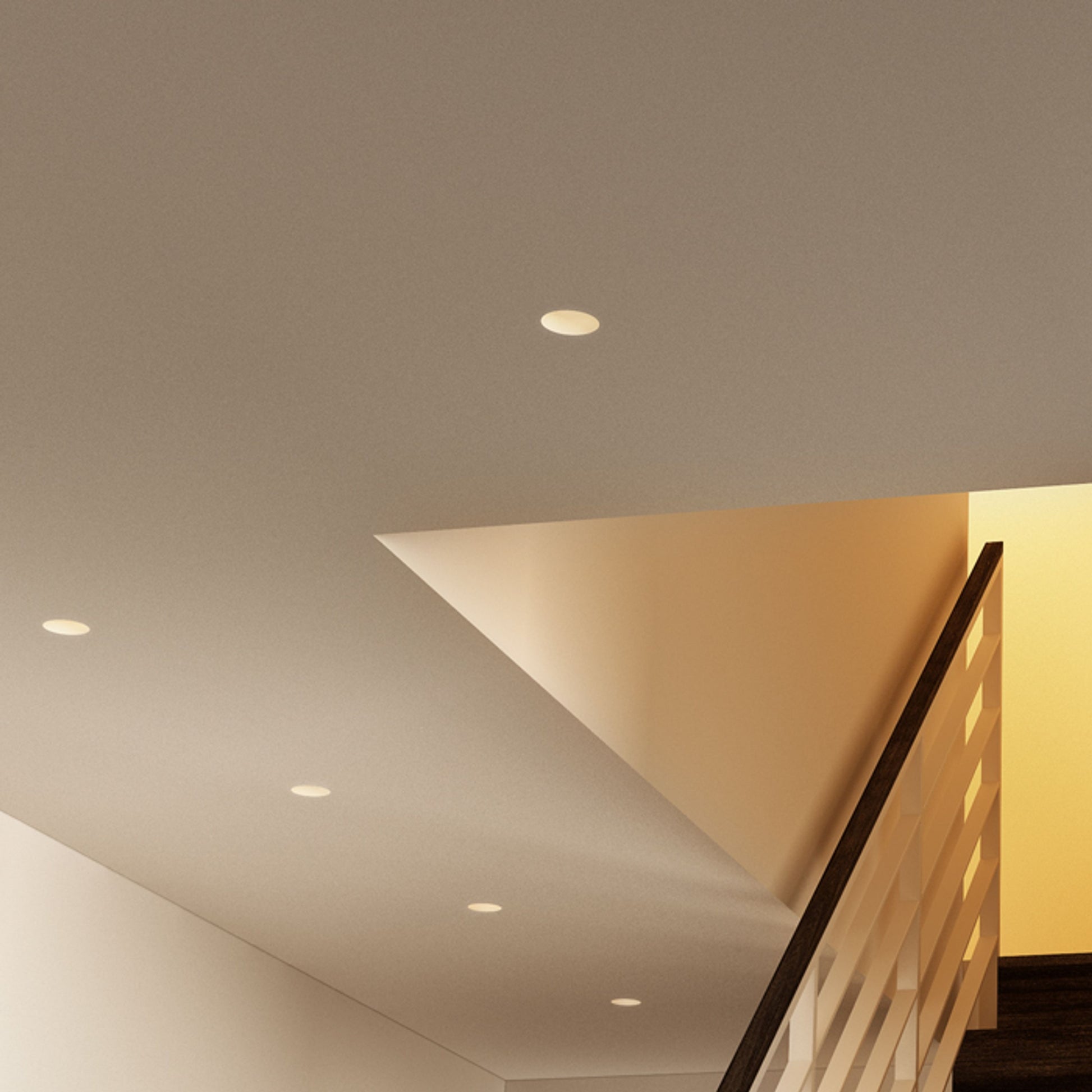 RENDL recessed light QUO R recessed  plaster 230V LED GU10 8W R12361 5