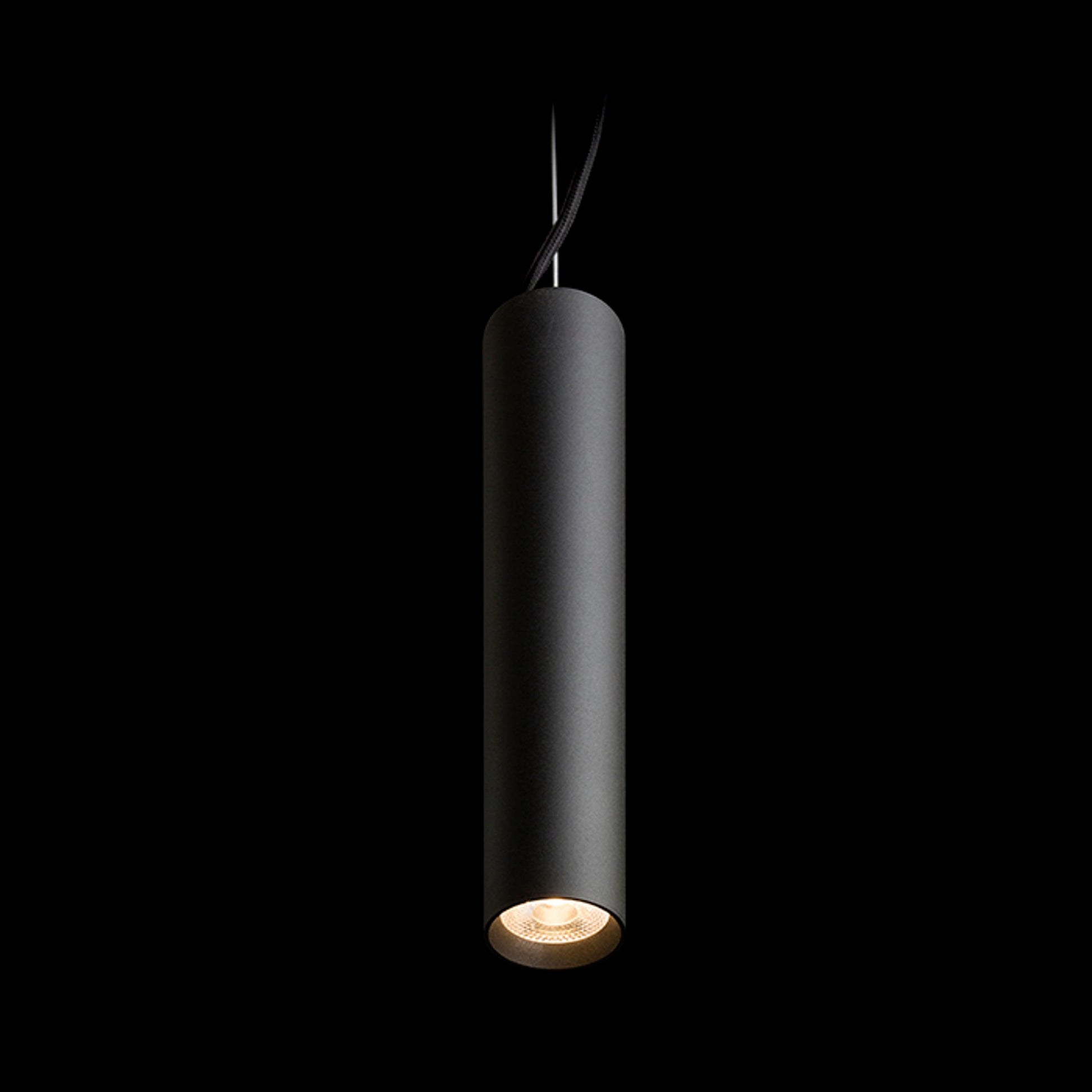 RENDL pendant lamp RIGA 28 pendant black  230V LED 6W 38°  3000K R12459 2