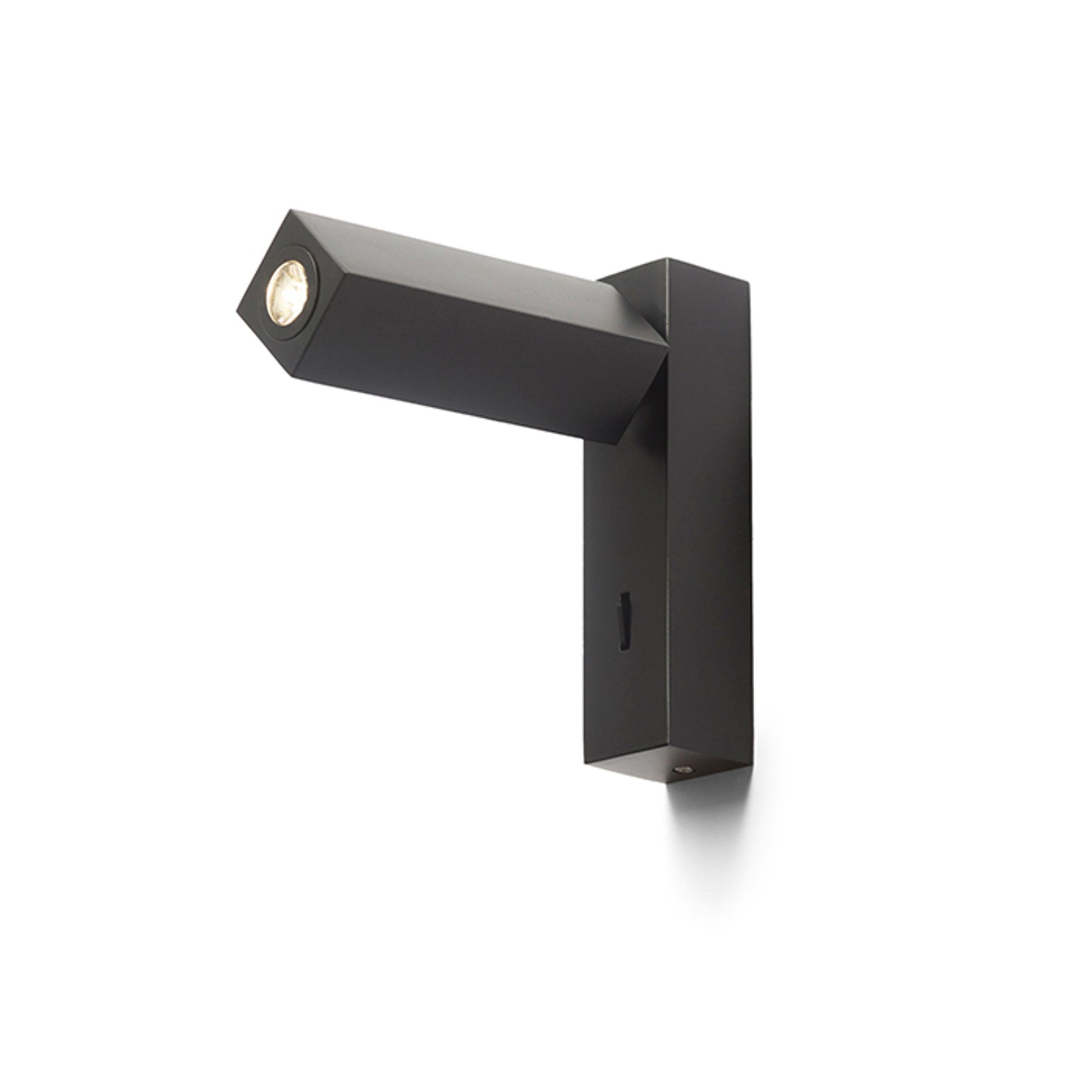 RENDL spotlight FADO I wall black 230V LED 3W 45° 4000K R12473 8