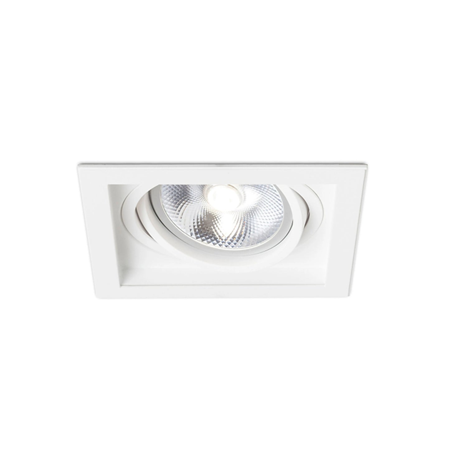 RENDL recessed light GRANADA SQ  white  230V LED G53 15W R12707 5