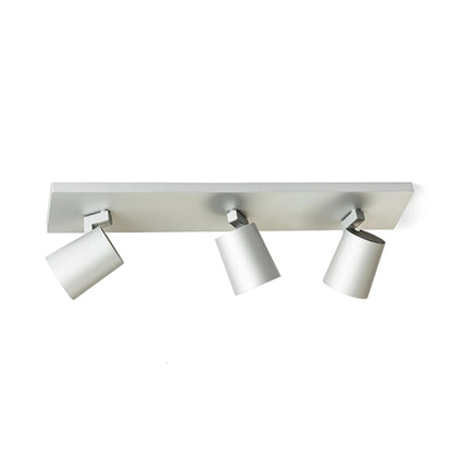 RENDL spotlight KENNY III surface mounted  brushed aluminum/black 230V LED GU10 3x8W R12919 2