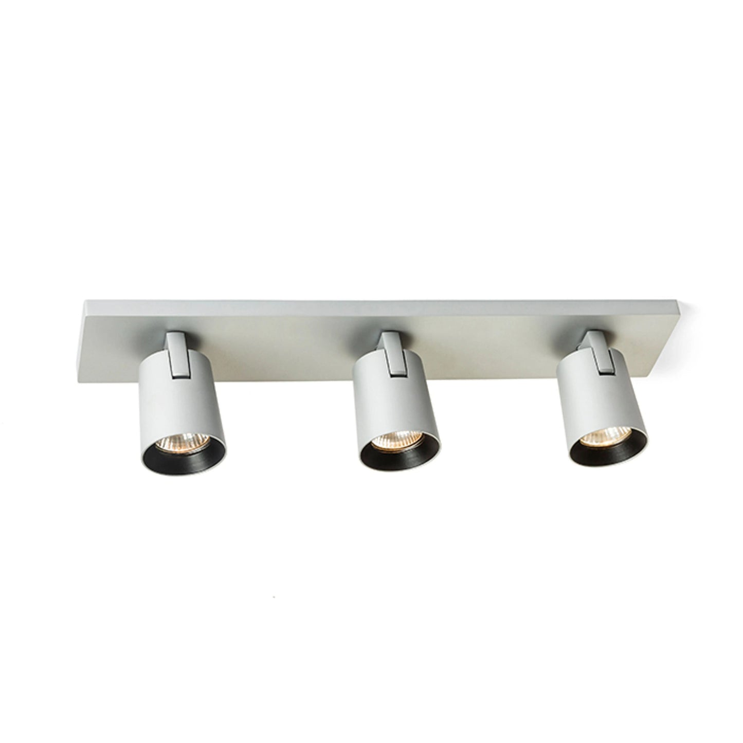 RENDL spotlight KENNY III surface mounted  brushed aluminum/black 230V LED GU10 3x8W R12919 4
