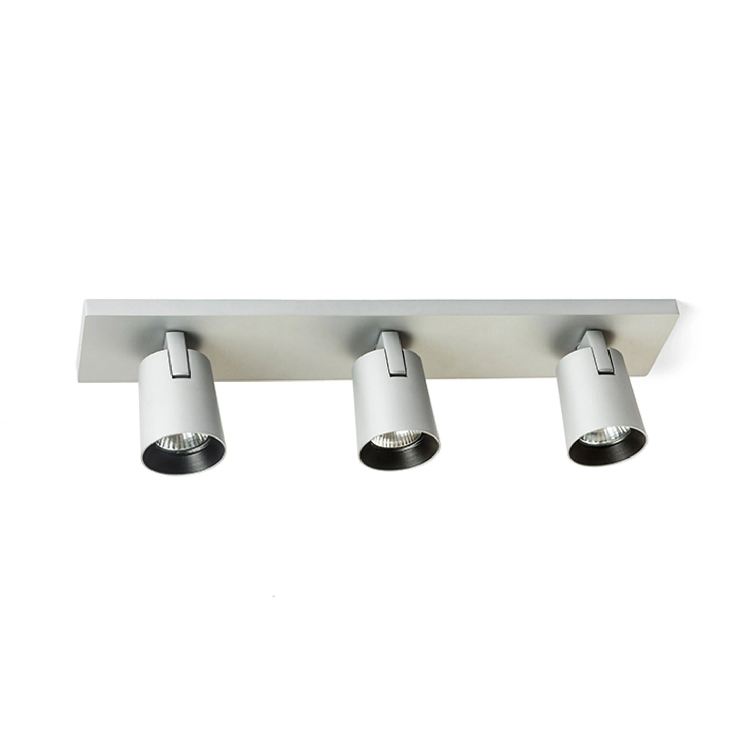 RENDL spotlight KENNY III surface mounted  brushed aluminum/black 230V LED GU10 3x8W R12919 5