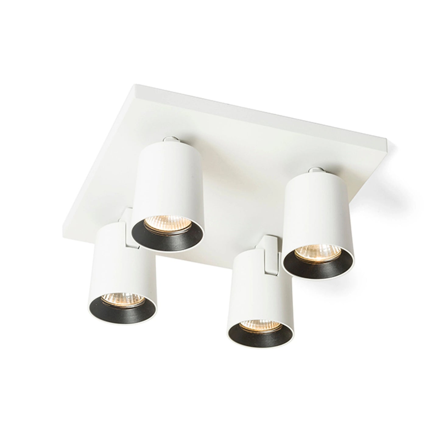 RENDL spotlight KENNY IV ceiling white/black  230V LED GU10 4x8W R12921 2