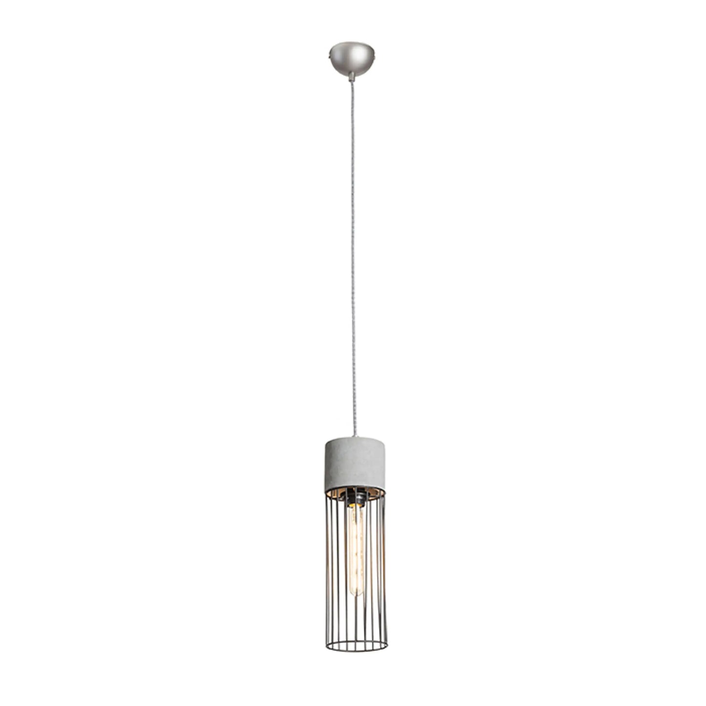 RENDL pendant lamp BURTON pendant  concrete 230V LED E27 11W R12931 1