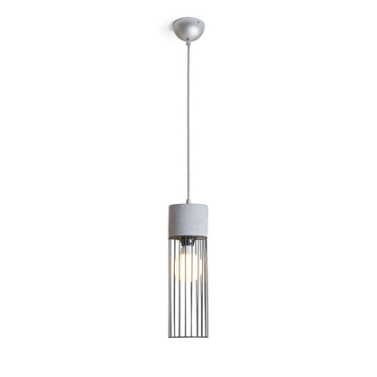 RENDL pendant lamp BURTON pendant  concrete 230V LED E27 11W R12931 7