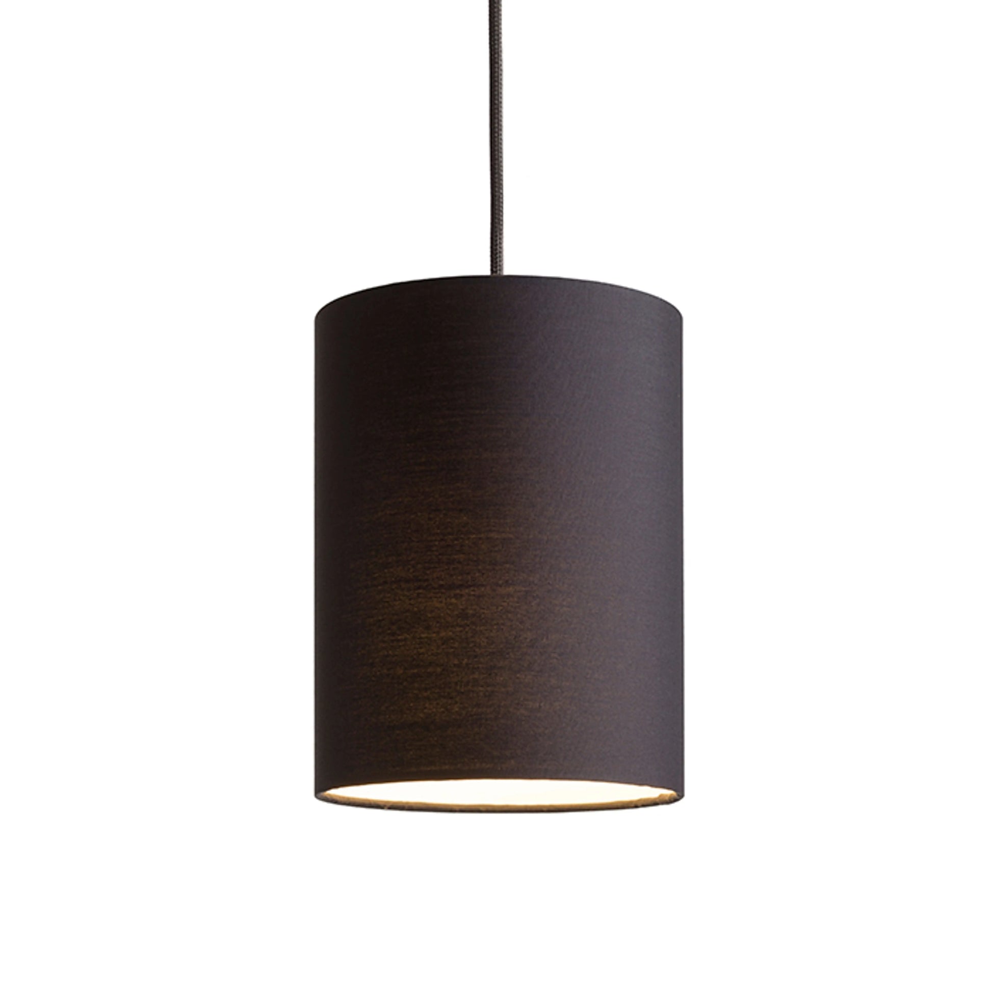RENDL shades, shade bases, pendent sets RON 15/20 shade Polycotton black/white PVC max. 28W R13049 3