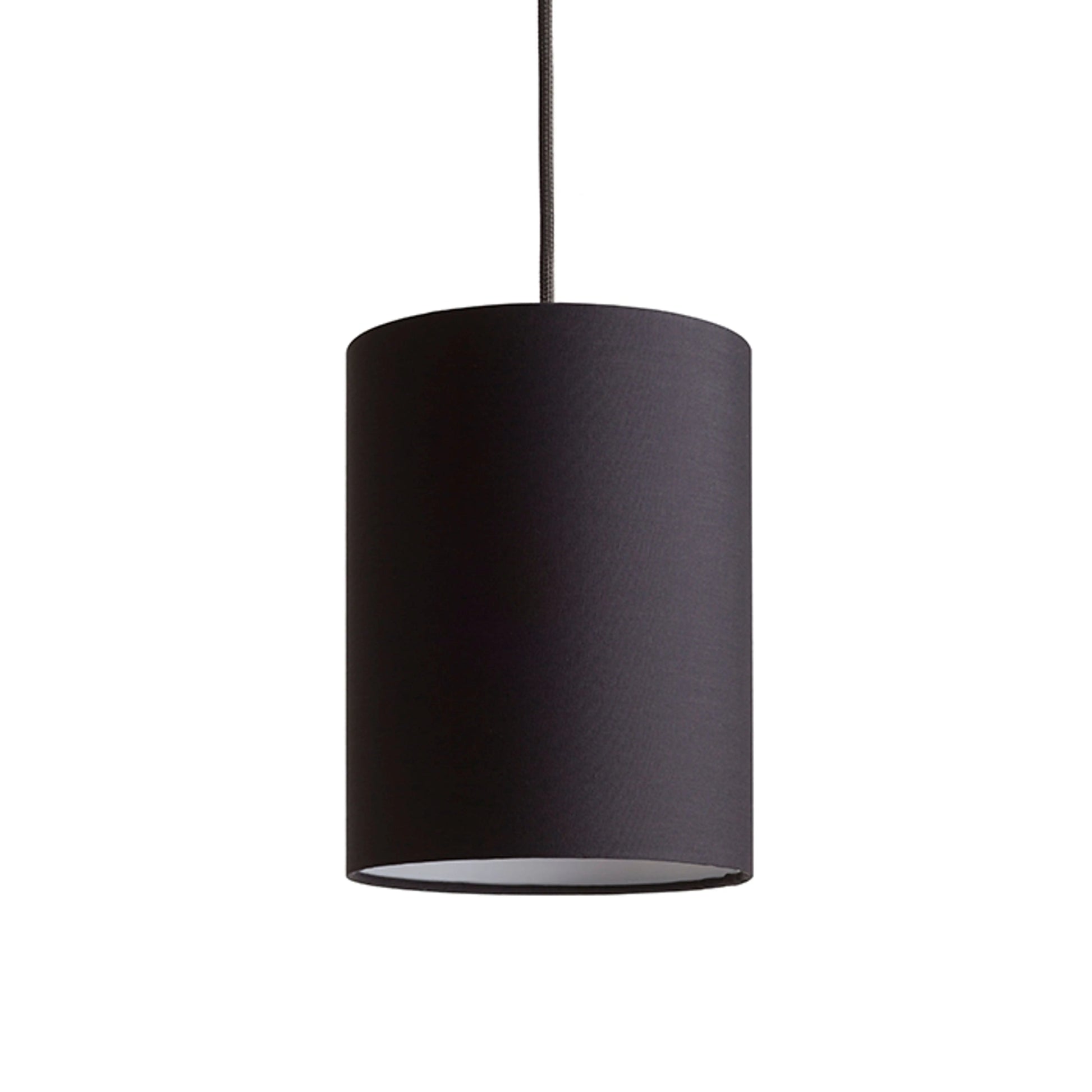 RENDL shades, shade bases, pendent sets RON 15/20 shade Polycotton black/white PVC max. 28W R13049 4
