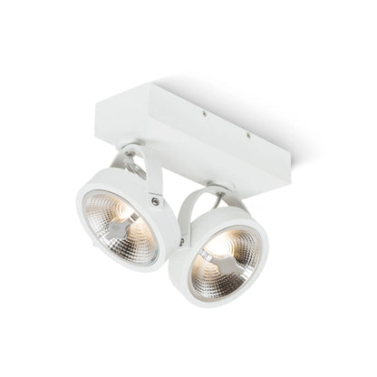 RENDL spotlight KELLY LED II DIMM wall white 230V LED 2x12W 24° 3000K R13106 1