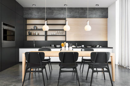 RENDL 1-circuit track system PULIRE RD for 1-circuit tracks  opal-colored glass/wood 230V LED E14 6W R13210 3