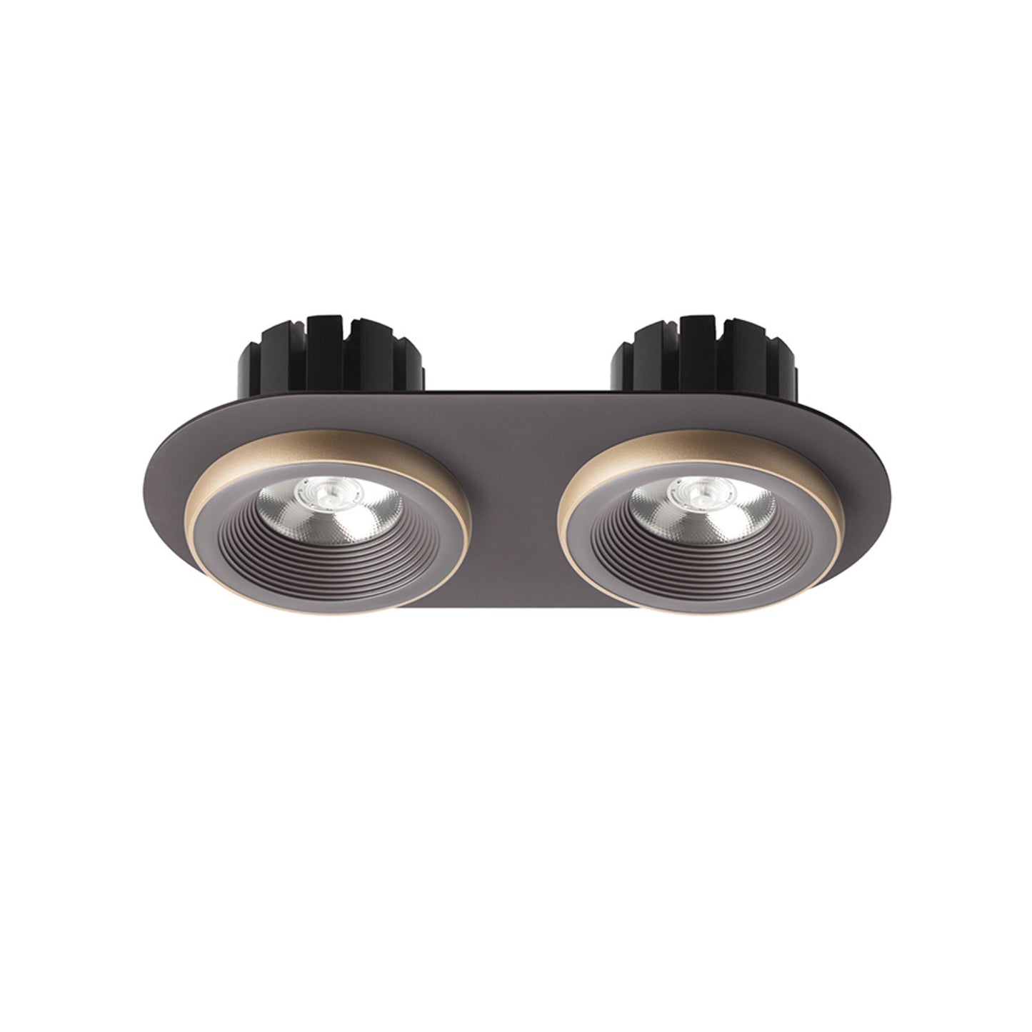 RENDL recessed light SHARM R II recessed brown/pearl gold 230V LED 2x10W 24° 3000K R13242 3