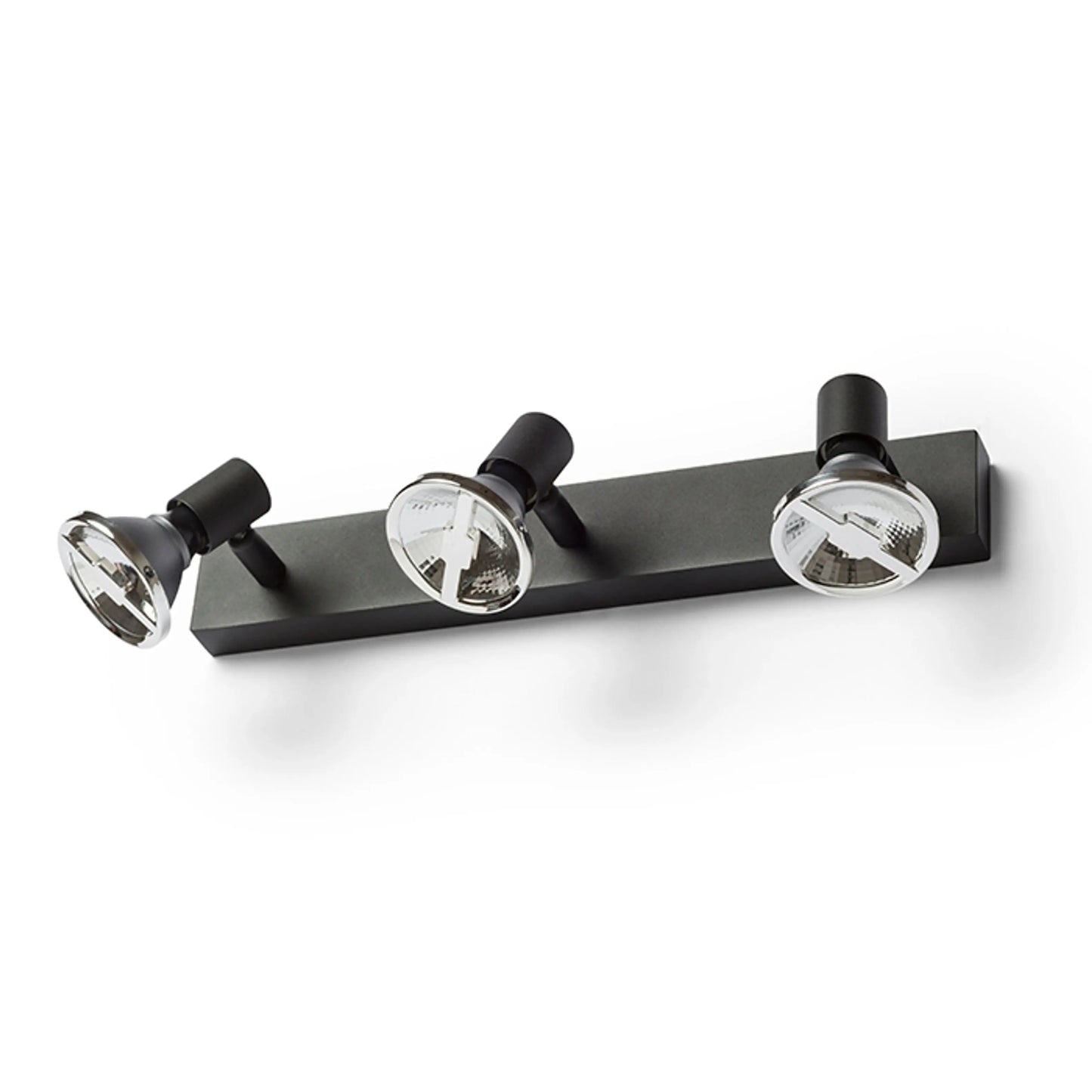 RENDL spotlight TRICA III wall black 230V GU10 3x25W R13376 2
