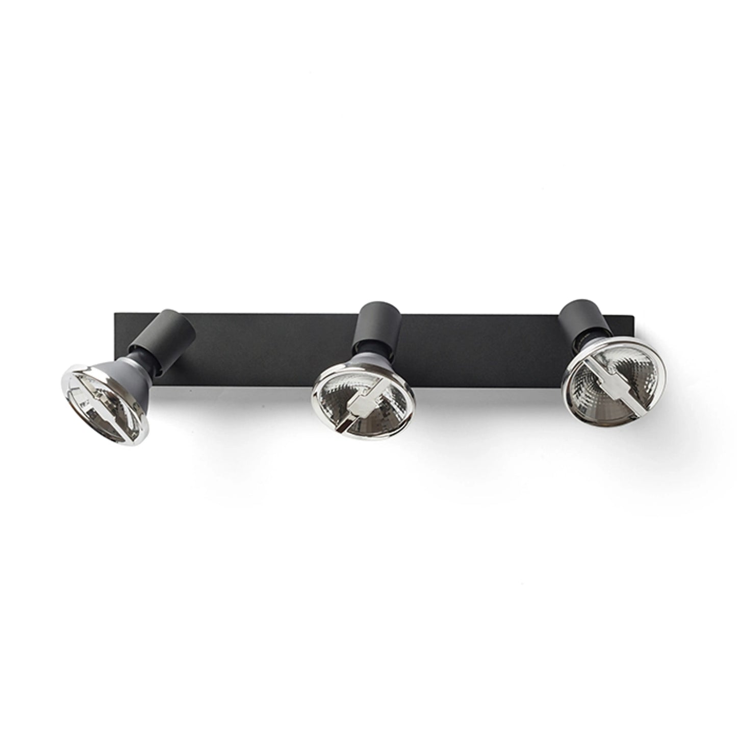 RENDL spotlight TRICA III wall black 230V GU10 3x25W R13376 5