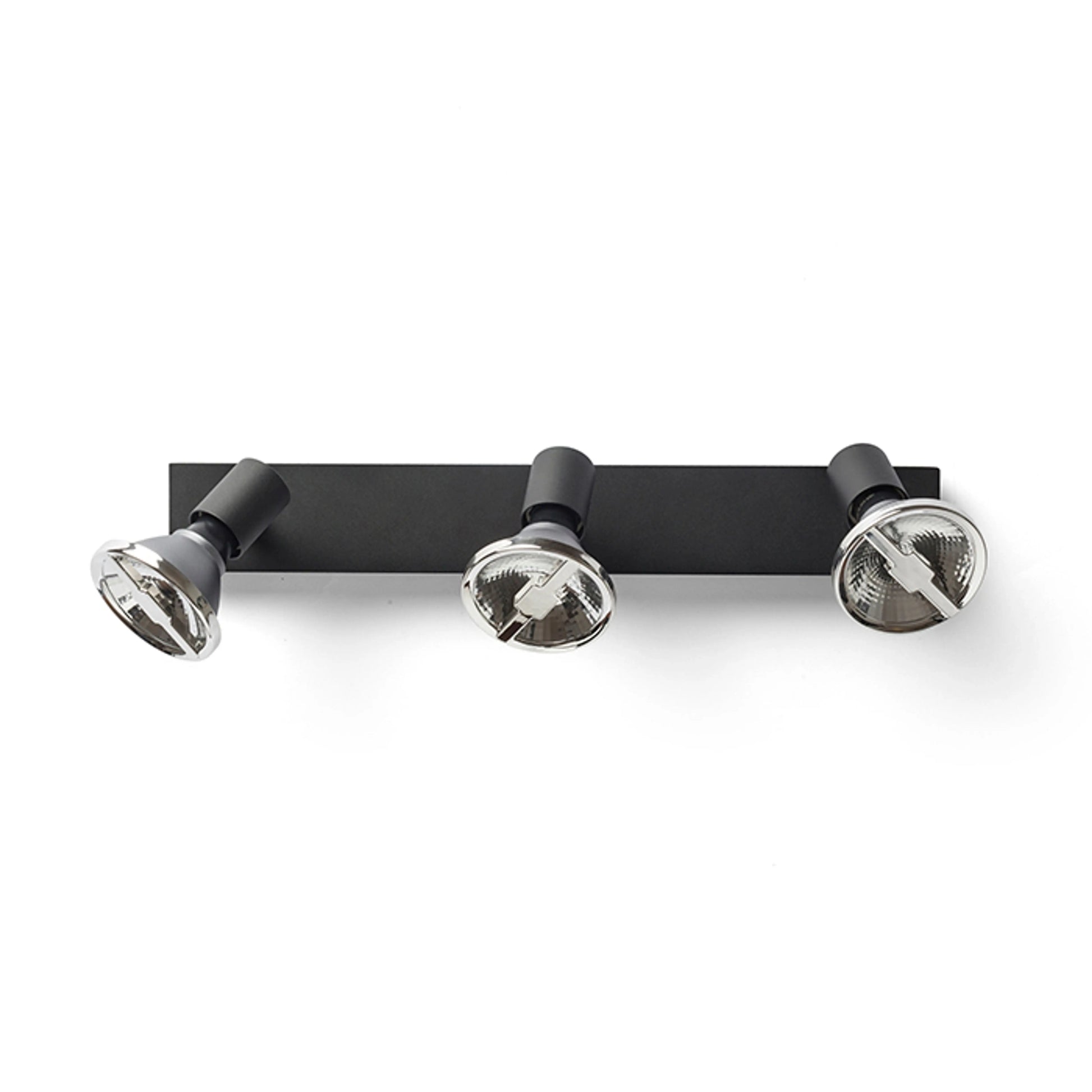 RENDL spotlight TRICA III wall black 230V GU10 3x25W R13376 5