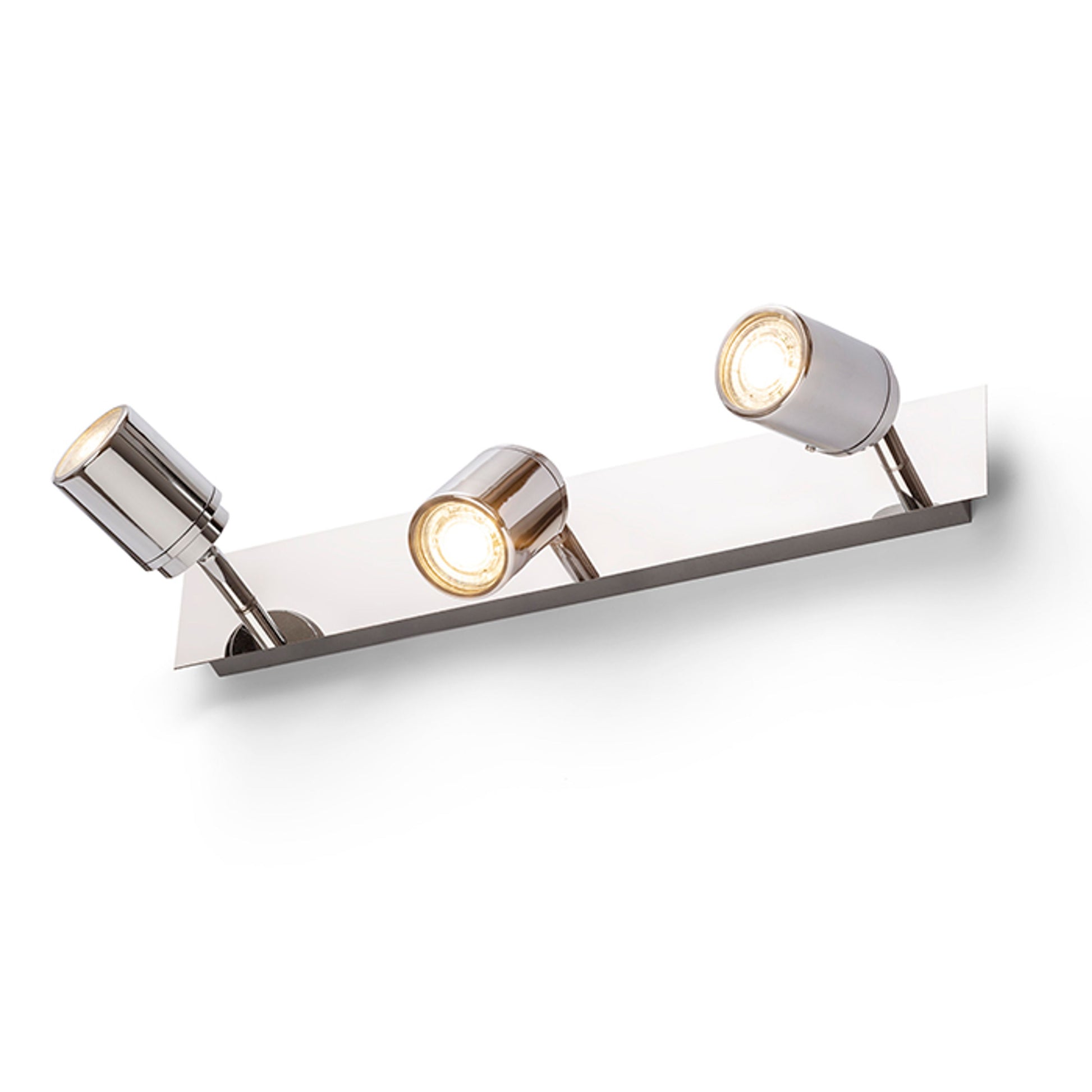 RENDL spotlight DUBLIN III surface mounted chrome 230V GU10 3x9W IP44 R13379 2