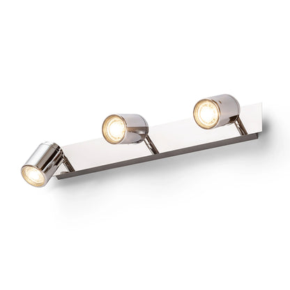 RENDL spotlight DUBLIN III surface mounted  chrome 230V GU10 3x9W IP44 R13379 3