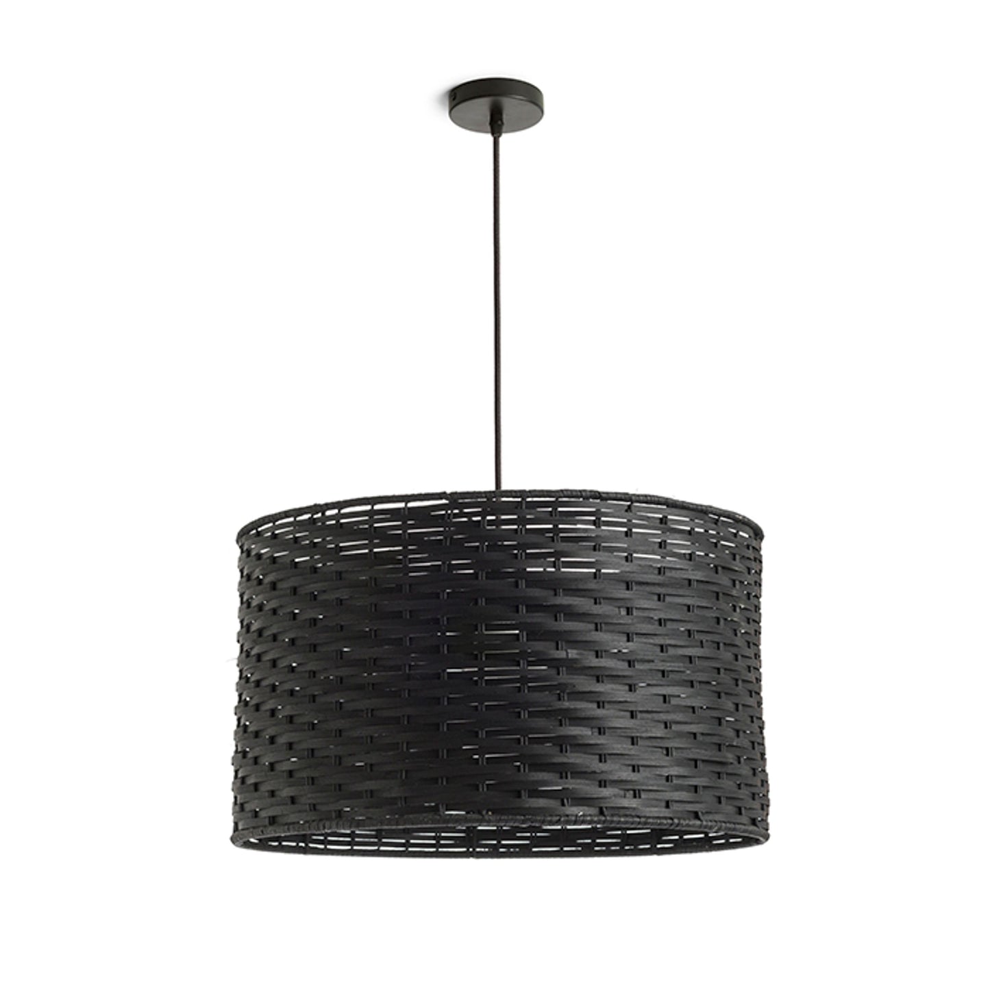 RENDL pendant lamp FIATLUX 41/24 pendant black bamboo 230V LED E27 15W R13398 5